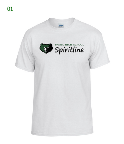 Basha Spiritline basic s/s t-shirt in white (01)
