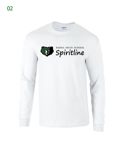 Basha Spiritline basic l/s t-shirt in white (02)