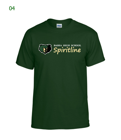 Basha Spiritline basic s/s t-shirt in hunter green (04)