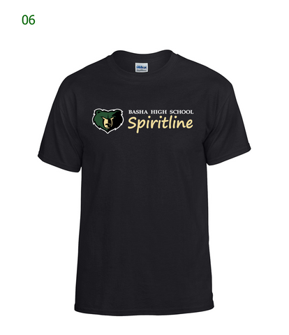 Basha Spiritline basic s/s t-shirt in black (06)