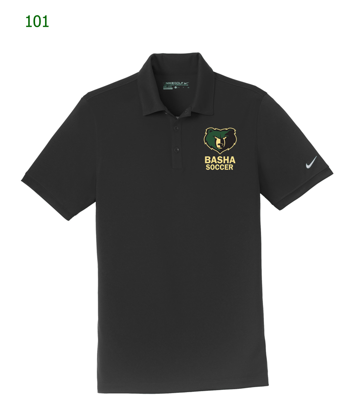 Basha Boys Soccer Nike Game Day Polo in black – SLIM MODERN FIT (101)