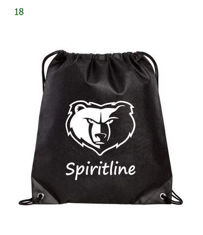 Basha Spiritline drawstring backpack in black (18)
