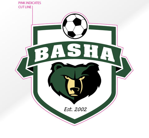Basha Soccer window decal (80)