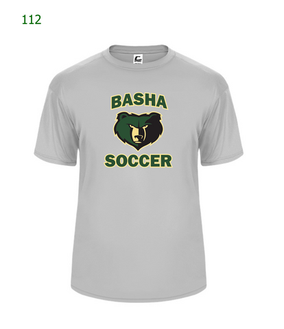Basha Soccer Locker dri-fit style s/s shirt in silver (112)