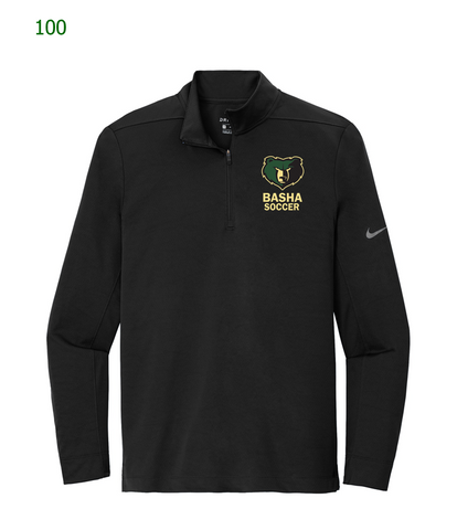 Basha Boys Soccer Nike 1/2-Zip Pullover in black (100)