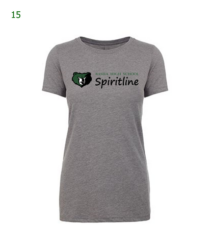 Basha Spiritline ladies fit s/s tee in dark heather grey (15)