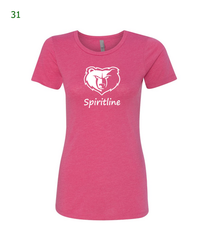 Basha Spiritline ladies fit s/s tee in hot pink (31)