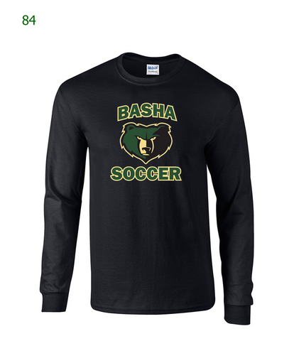 Basha Boys Soccer basic l/s t-shirt in black (84)