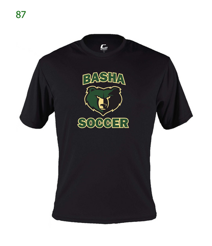 Basha Boys Soccer dri-fit style s/s shirt in black (87)